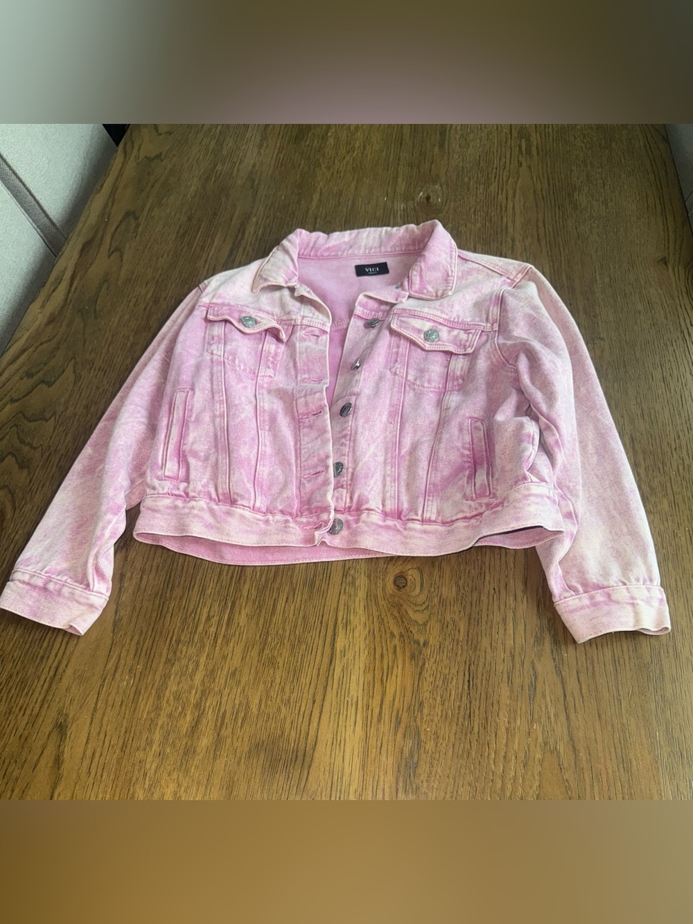 Vici Pink Denim Jacket